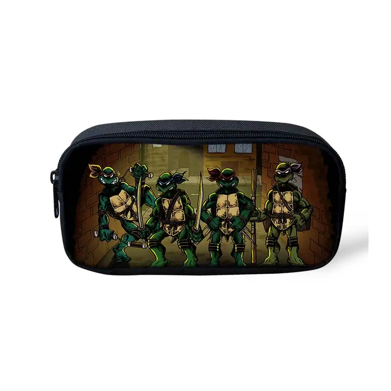 LMHY0733K Новое поступление черепашки ниндзя TMNT мультяшный принт школьная Ручка сумка для детей подарки сумка для хранения женский портативный косметический Чехол - Цвет: LMHY0733K