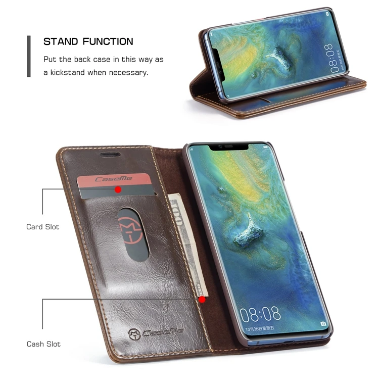 Для huawei mate 20 Pro чехол mate 20 Роскошный чехол-кошелек из натуральной кожи для Coque huawei mate 20 Huwawei mate 20 Pro Чехол