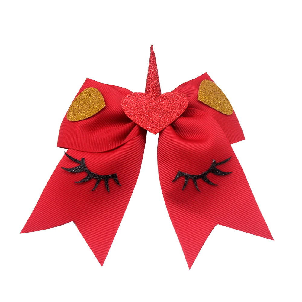 6 шт. заколки для волос с бантом на День святого Валентина|cheer bows|cheerleading bowsbow hairpin |
