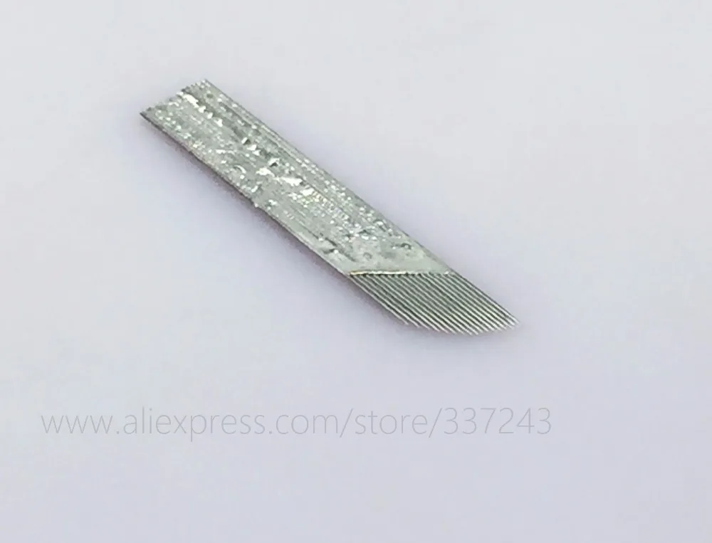 10 шт 17 pin револьвер иглы для татуажа Перманентный татуаж бровей Макияж пирсинга