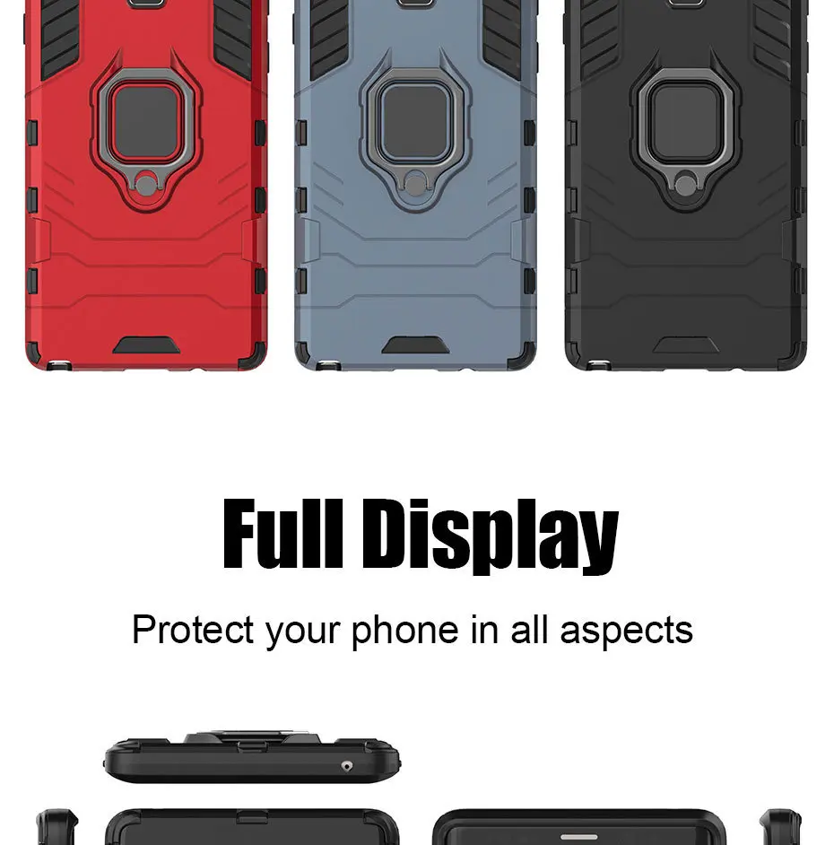 ZNP роскошные чехлы с подставками чехол для samsung Galaxy S10 S9 S8 A8 J4 J6 плюс держатель чехол для телефона с кольцом для samsung Note 9 A7 A8s A9 чехол