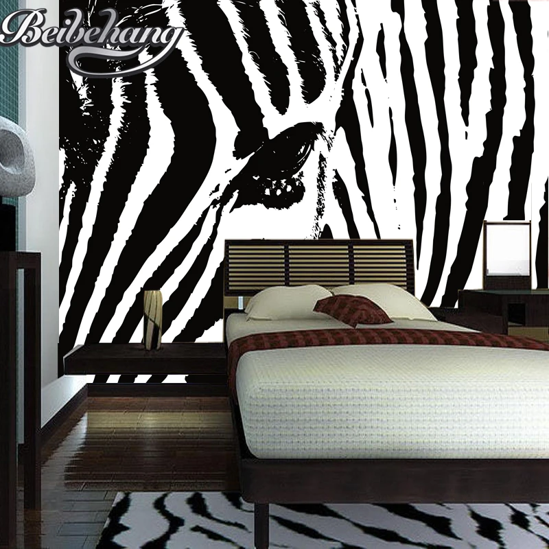 Фото 3D обои Beibehang с изображением зебры абстрактной простоты индивидуальные большие(Aliexpress на русском)