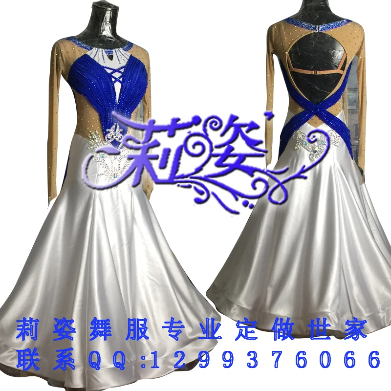 

Handmade Dance Dress/Standard Ballroom Competition Dress