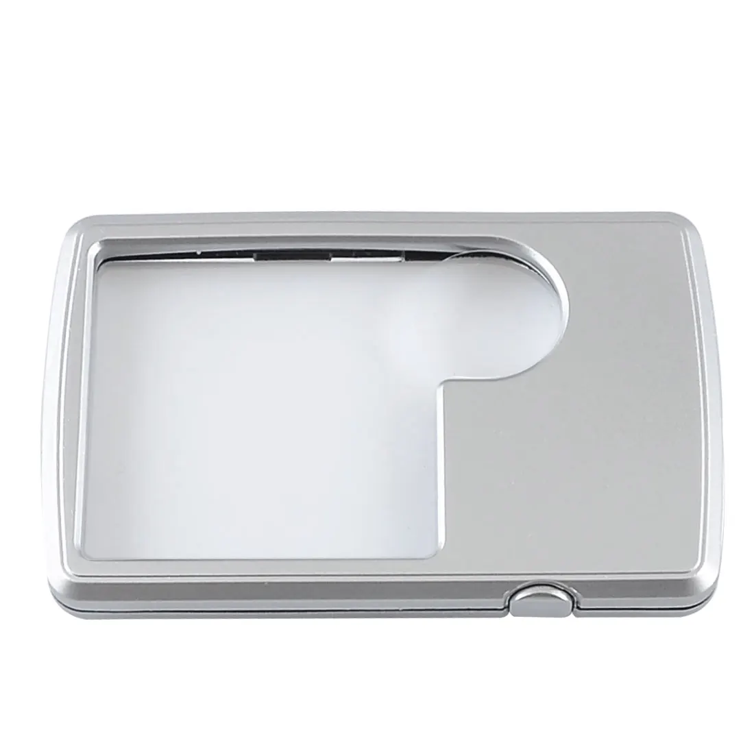 

SOSW-Silver Tone Shell LED IllumInated Magnifying Glass Pocket Magnifier