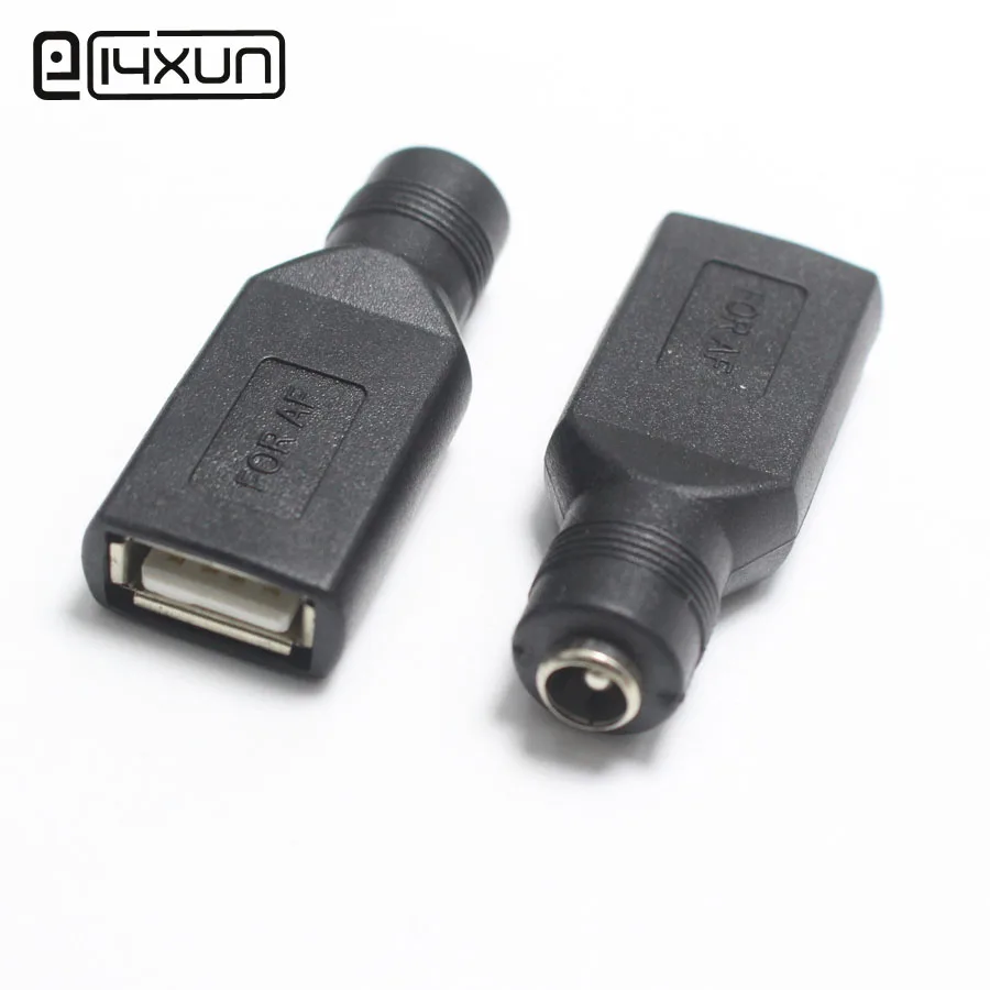 1 шт. 5 5x2 мм гнездовой разъем к USB 2 0 в постоянного тока вилки адаптер для