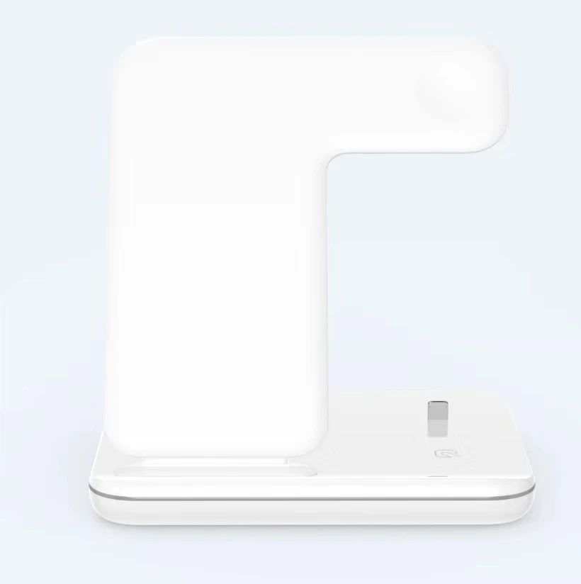 Led Qi Беспроводное зарядное устройство держатель телефона быстрая Беспроводная зарядка док-станция для apple i часы для Airpods Беспроводное зарядное устройство