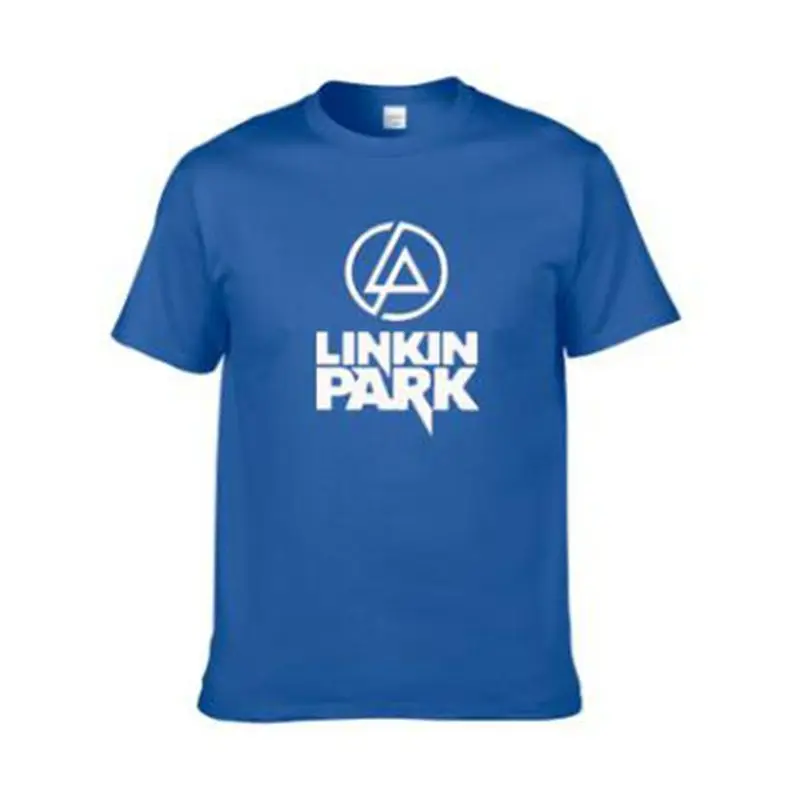 Модные футболки с буквенным принтом, футболка Linkin Park Band, женская и мужская летняя и осенняя футболка, футболки