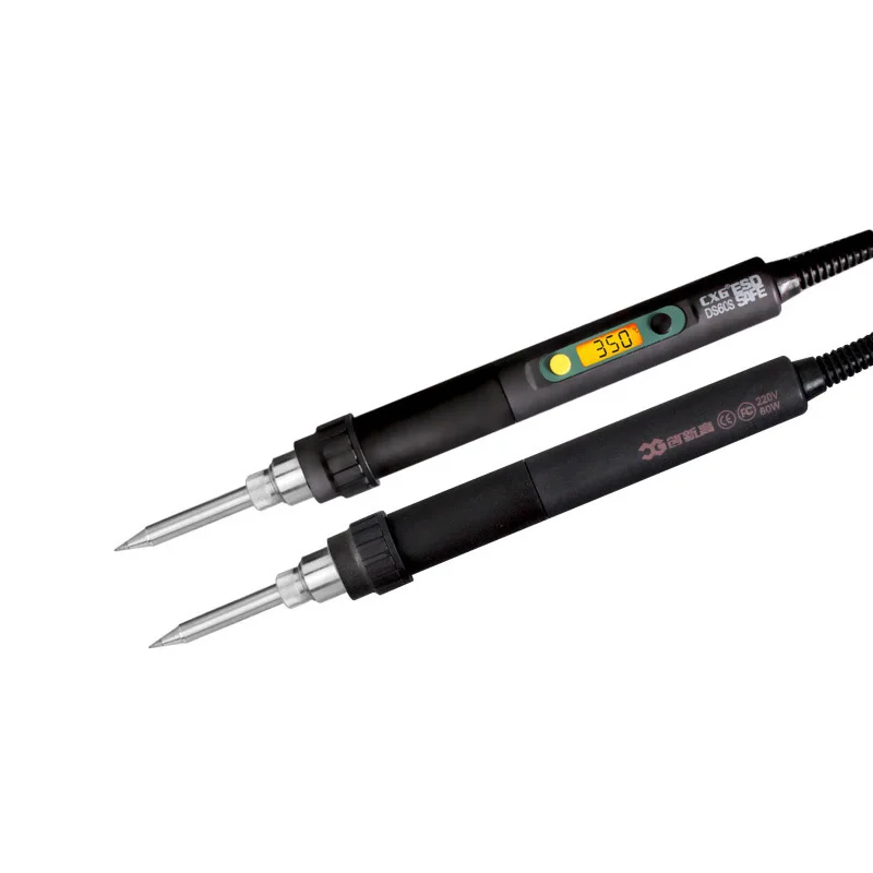 Высококачественные паяльники CXG DS60S с цифровым дисплеем сварочная станция 60 Вт 220