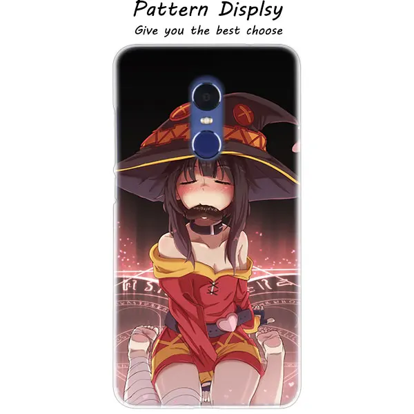 Модный прозрачный чехол MLLSE с аниме Konosuba Megumin для Xiaomi Play Rdemi S2 3S 4A 5A 5Plus 6A Pro Note 6 5A 4X4 7 - Цвет: 05