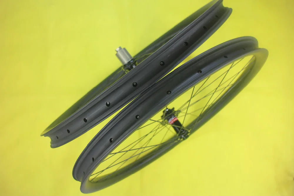 650B MTB AM ENDURO углеродное волокно boost wheelset 40 мм бескамерная покрышка с капюшоном