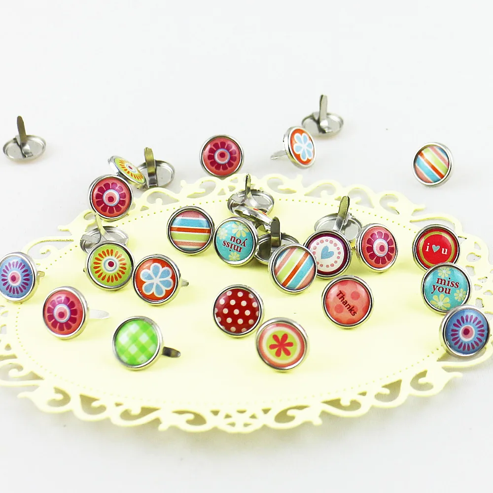 Каваи милый diy эпоксидный скрапбукинг украшения-брадсы ручной работы бумажный