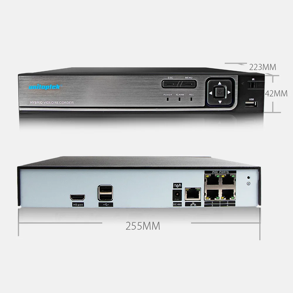 Plug And Play 4CH POE NVR комплект CCTV система 1080P 4MP IP камера наружная IP66 Водонепроницаемая