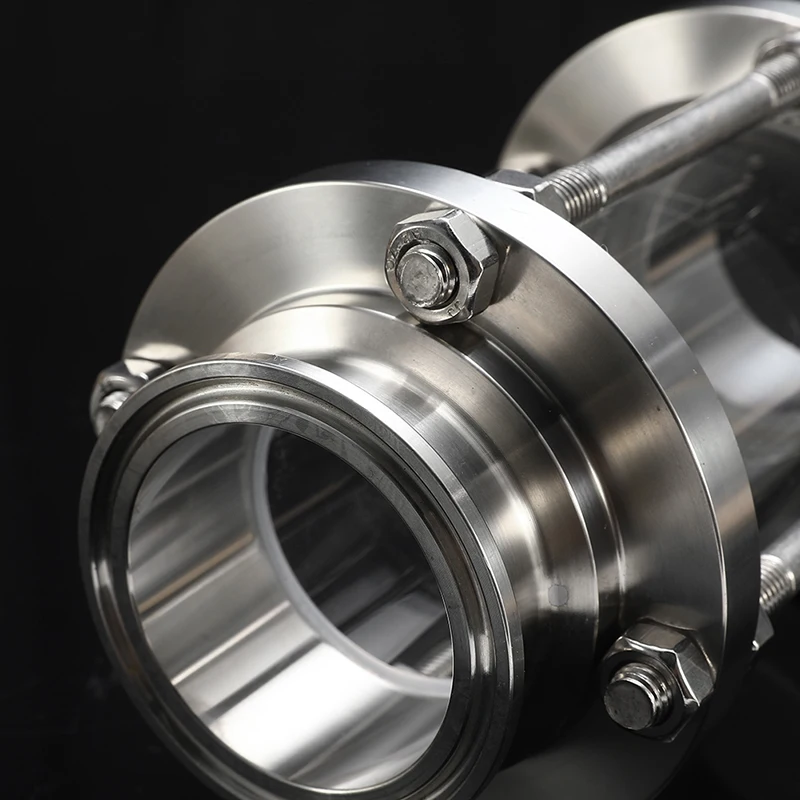 2 &quotTri Clamp Fit 64 мм труба OD Клевер санитарный поток прицел стекло диоптрий SS304