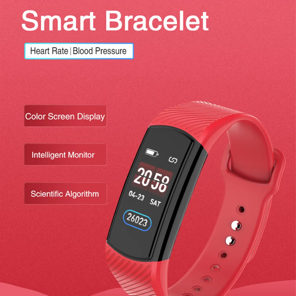 B60 Smart Band Поддержка монитор сердечного ритма Фитнес трекер Браслет Multi спортивный