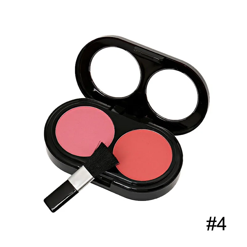 Бренд Макияж румяна пудра 6 цветов прессованная основа для лица макияж с кистью