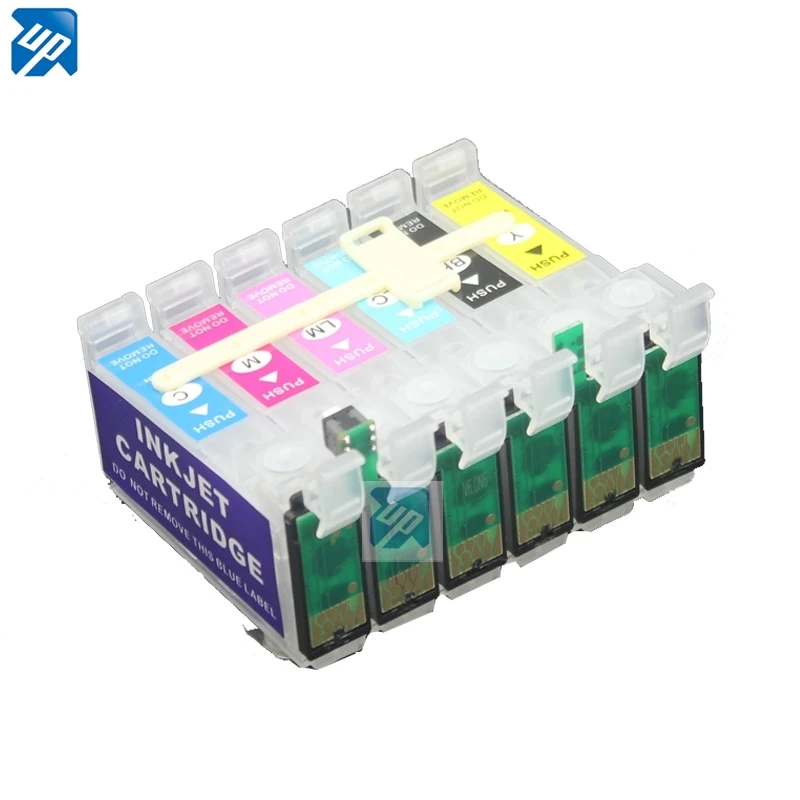 T0851N 85N СНПЧ картриджи для epson 1390 T60 с чипом автоматического сброса|Чернильные