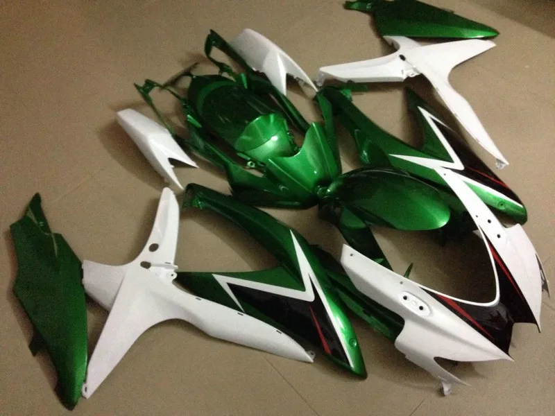 Литьевая форма обтекатель комплект для SUZUKI GSXR600 750 K8 08 09 GSXR 600 GSXR750 2008 2009 ABS зеленый