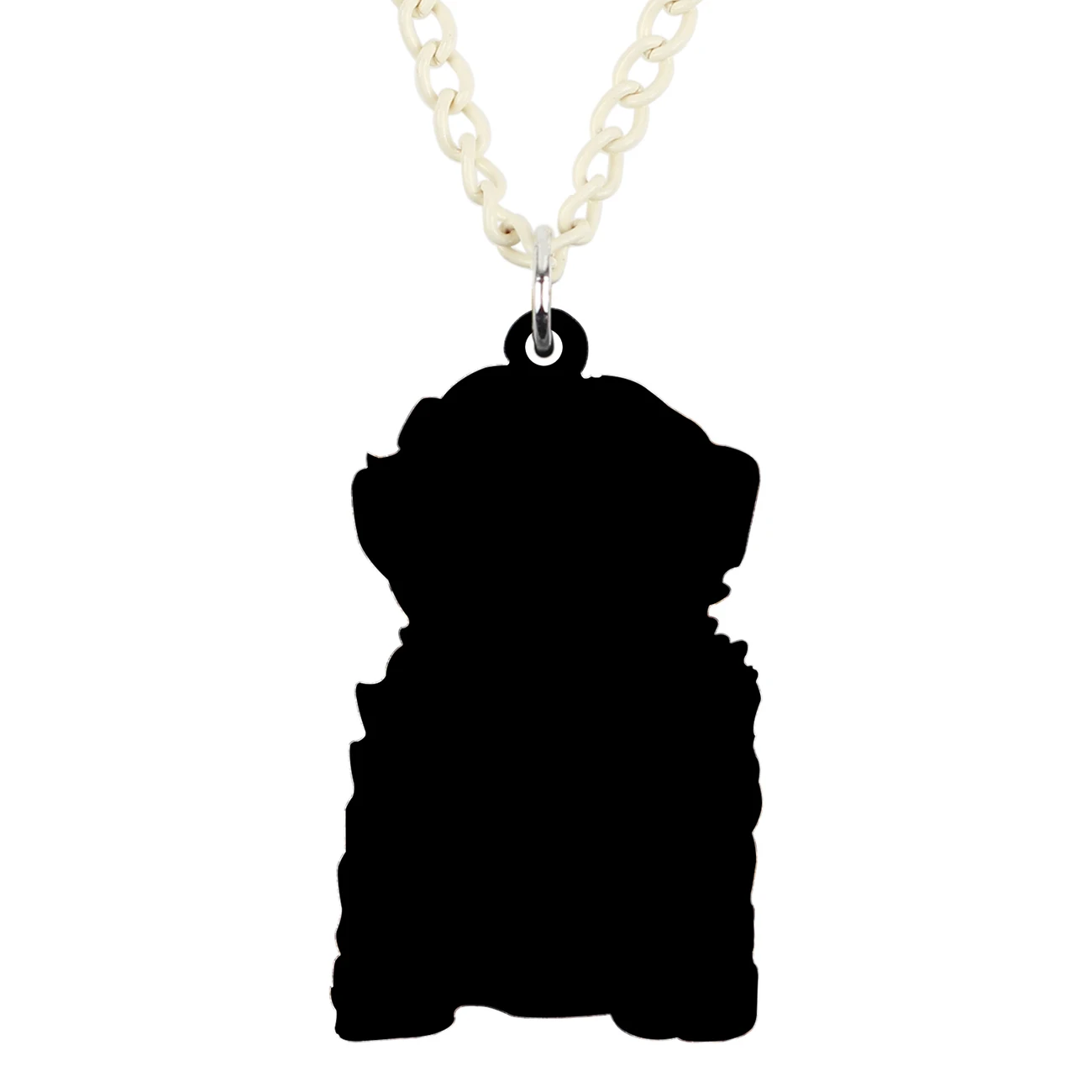 WEVENI Statement акриловая милая китайская Shih Tzu Подвеска для ожерелья собак Collier аниме