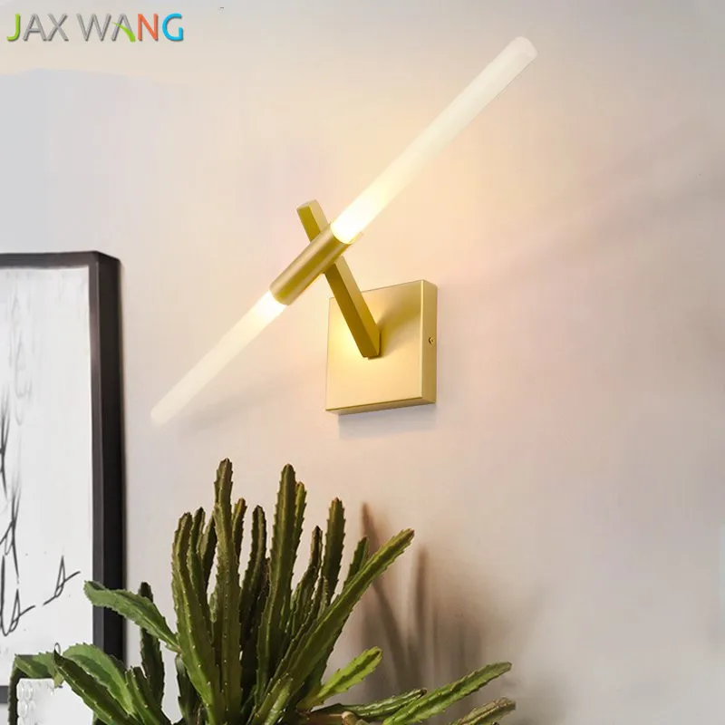 Постсовременный роскошный настенный светильник скандинавский Простой для