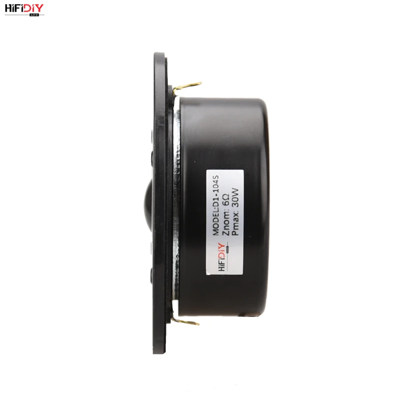 HIFIDIY LIVE hifi 4 дюймовый твитер динамик блок маслочерный шелковый край мембрана 6 Ом 30