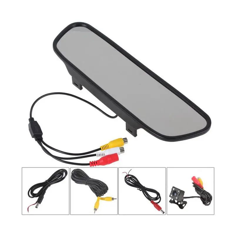 XYCING 5 дюймов TFT LCD Автомобильный монитор 800x480 пикселей широкоугольный зеркальный
