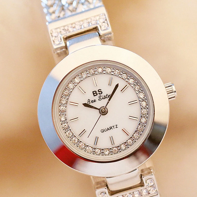 Horloge Dames роскошные золотые/серебряные часы модные женские 2019 горячая распродажа