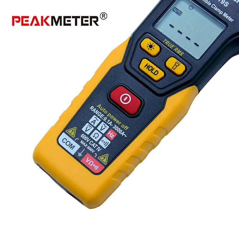 PEAKMETER PM2019S умный Ручной цифровой гибкий мультиметр переменного тока