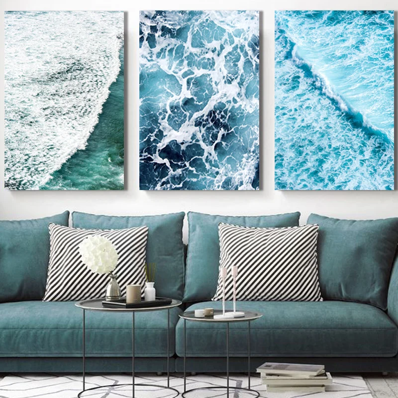 Diy digital painting sea realistic landscape decoration adult hand-painted decompression | Дом и сад