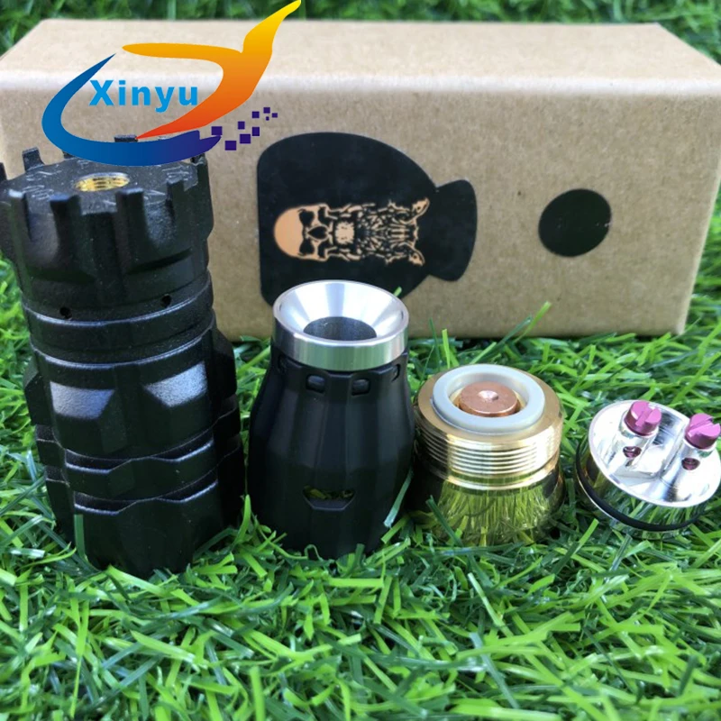 AV CompLyfe мини мод набор испаритель латунь механический 18350 батарея 24 мм diamater vape vs