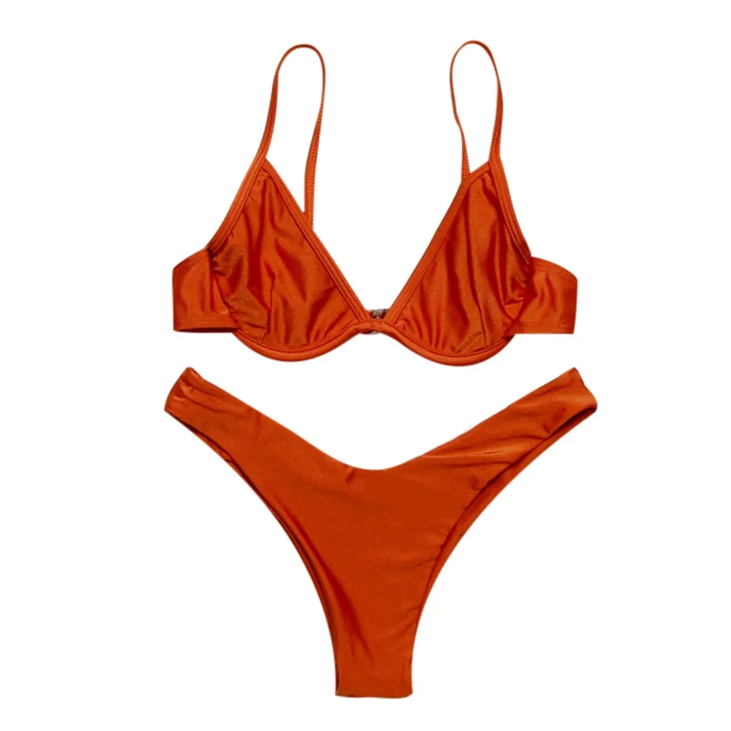 Женский сплошной купальник с разрезом и высокой талией | Спорт развлечения