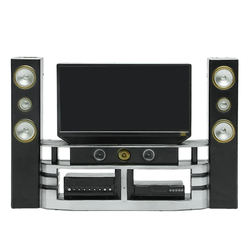 Сказочный детский Кукольный домик мебельные аксессуары ТВ театральный комплект