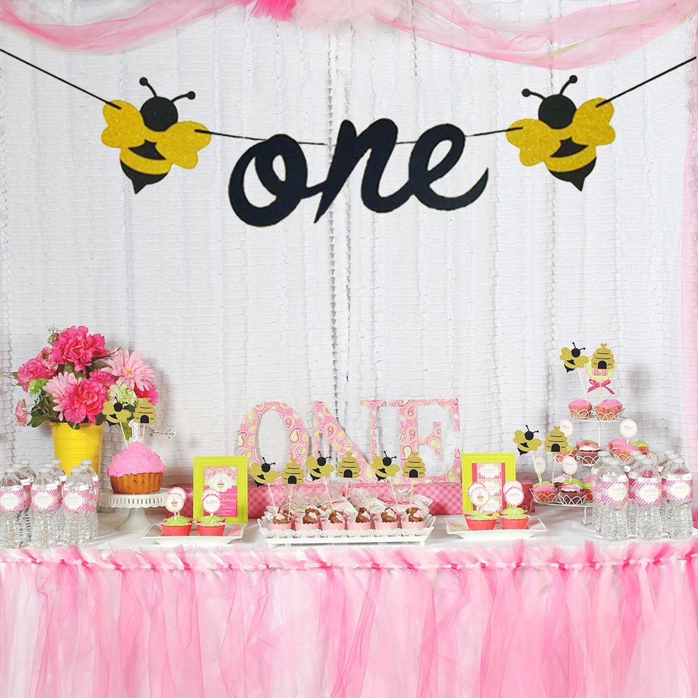 13 шт пчела баннер торт Топпер набор ОСА тематический кекс топперы фруктовый