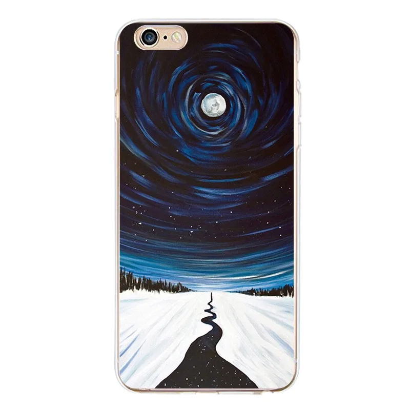 Модный Цветной мягкий прозрачный ТПУ чехол для телефона iPhone 4/4S 5 5S 6 6plus 7 8plus iPhoneX