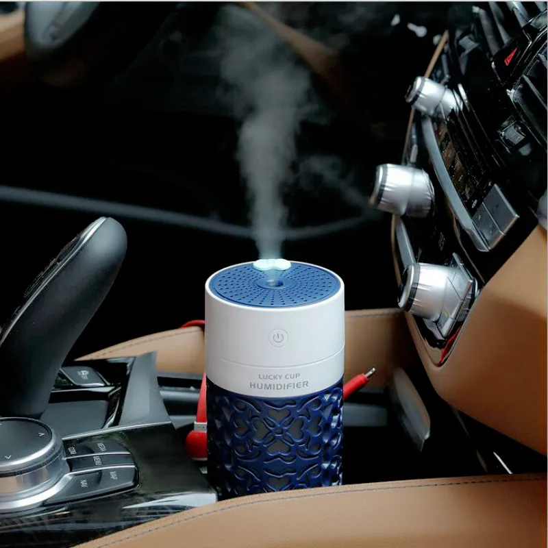 250Ml USB Ultrasonic Air Humidifier Essential Oil Aromatherapy Diffuser with Hollow Carving Colorful LED Night Light | Бытовая техника