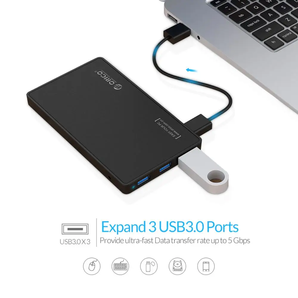 ORICO 2588H3 2 5 корпус для жесткого диска USB 3 0 жесткий диск с Порты USB3.0 приспособление