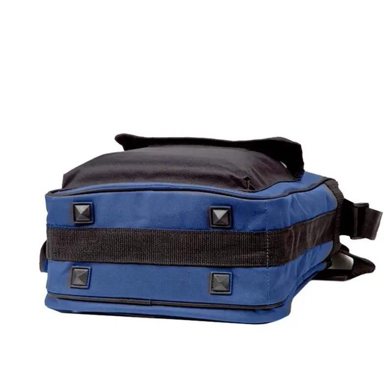 Маленькая многофункциональная сумка для инструментов с плечевым ремнем синего