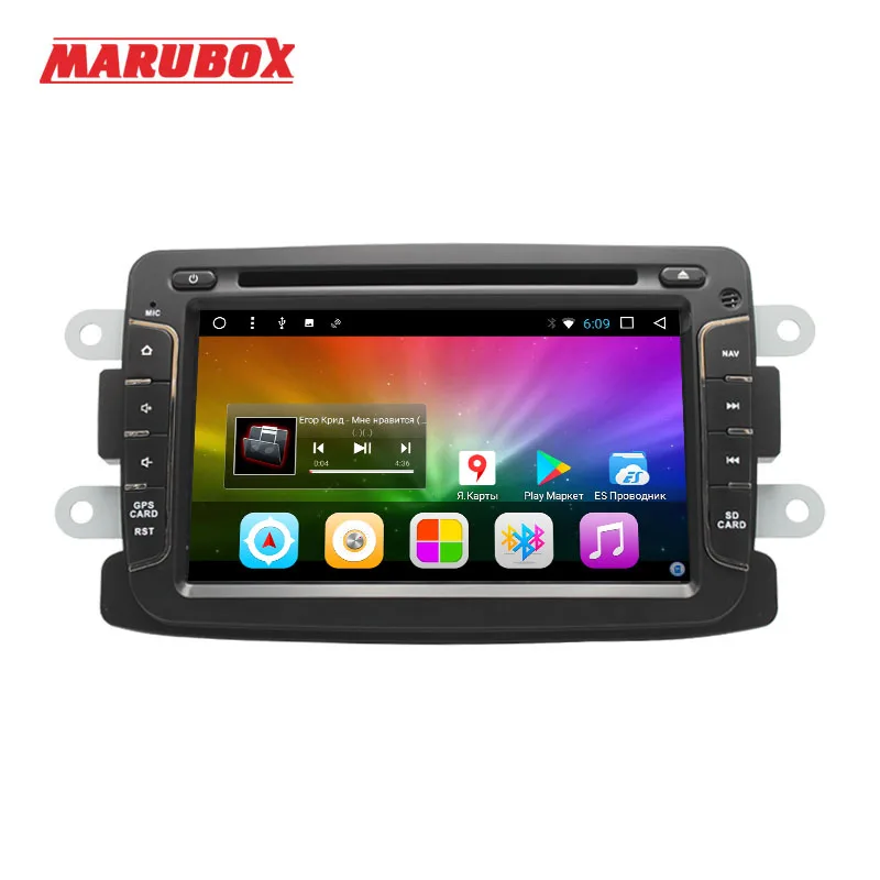 Автомагнитола MARUBOX 7A602DT8 2 Din Android 8 1 для Renault Duster 2010 2015 Logan Sandero GPS Navi