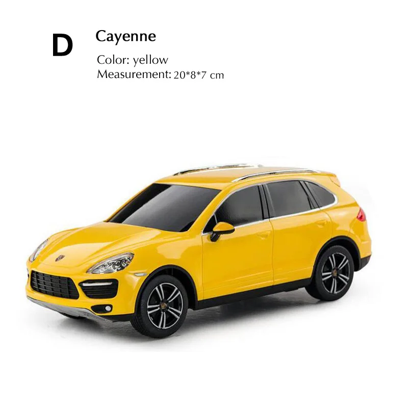 D yellow Rastar высококачественный Радиоуправляемый автомобиль, 1:24 машина, радиоуправляемые игрушки, радиоуправляемая Автомобильная панель, модель электрических игрушек для мальчиков, детские подарки - Цвет: D yellow