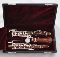 concert professional rose wood material oboe silver c keys new case