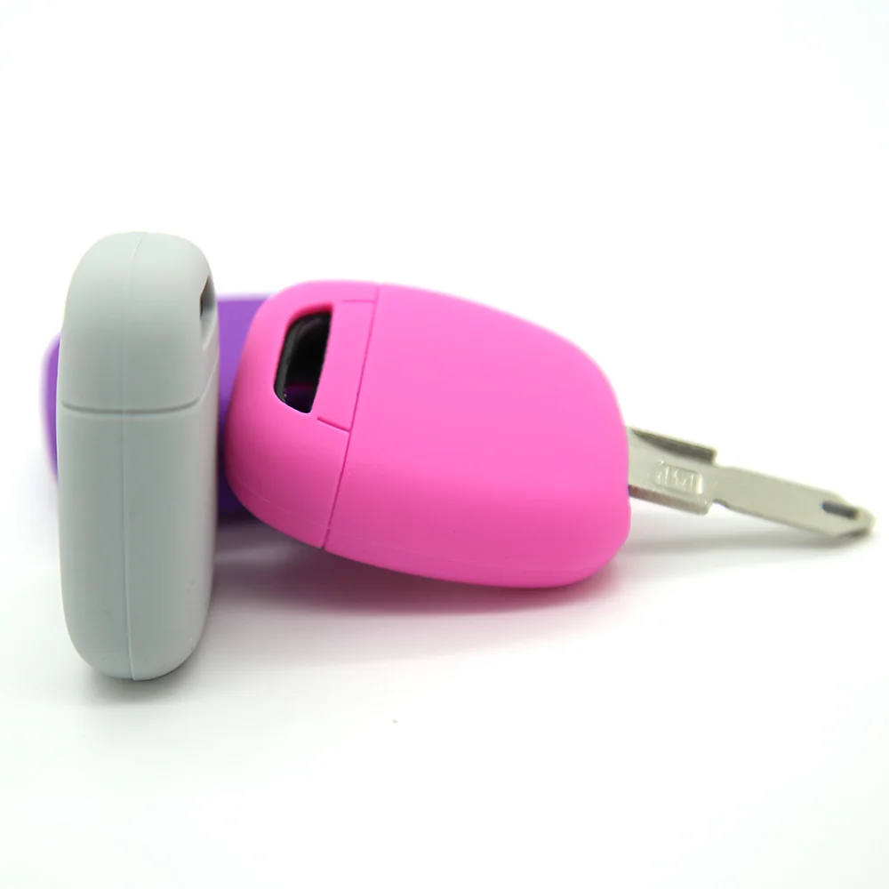 Бесплатная доставка 1 Кнопка силиконовый для ключа автомобиля чехол Renault Clio Logan