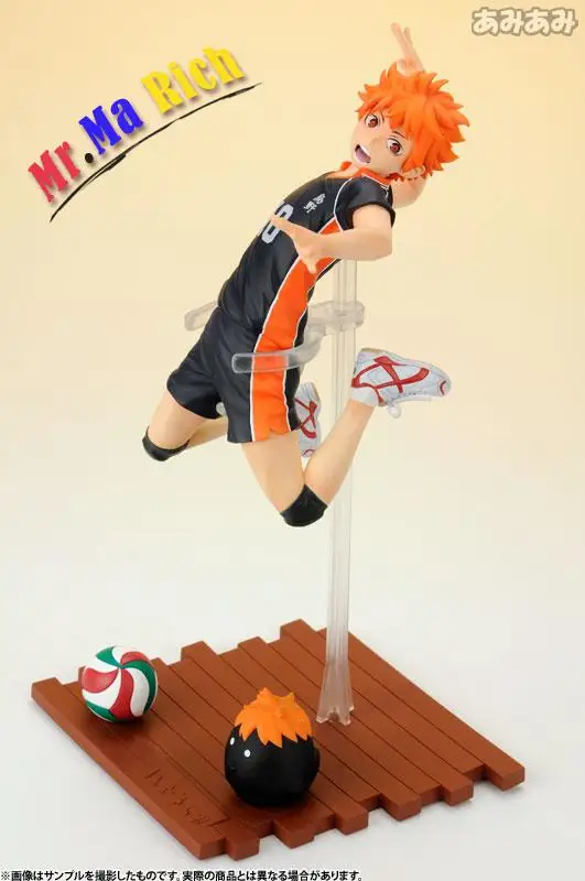 17 см Haikyuu! Hinata Syouyou 1/8 весы Фигурки ПВХ Brinquedos Коллекция игрушки для Рождественский