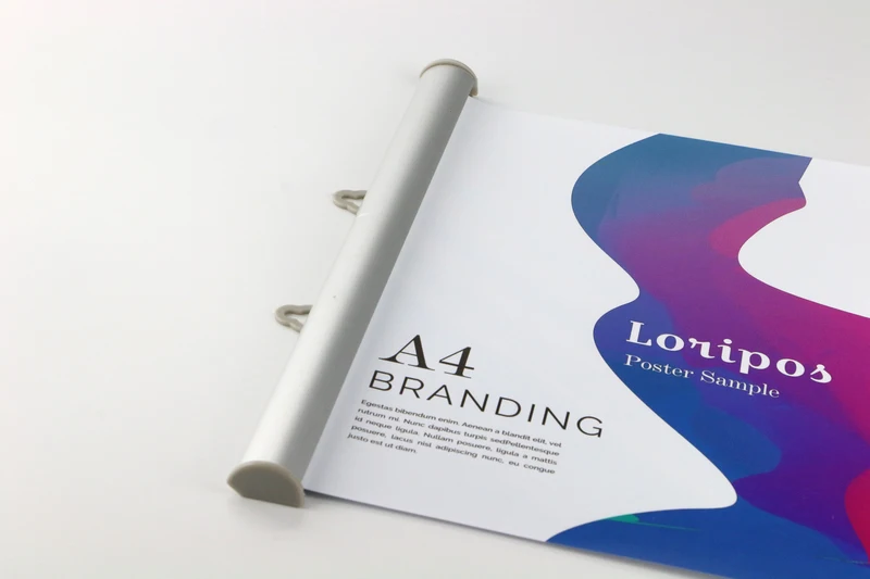 40 см вешалка для плакатов лента баннер висячий зажим держатель баннера рельсы