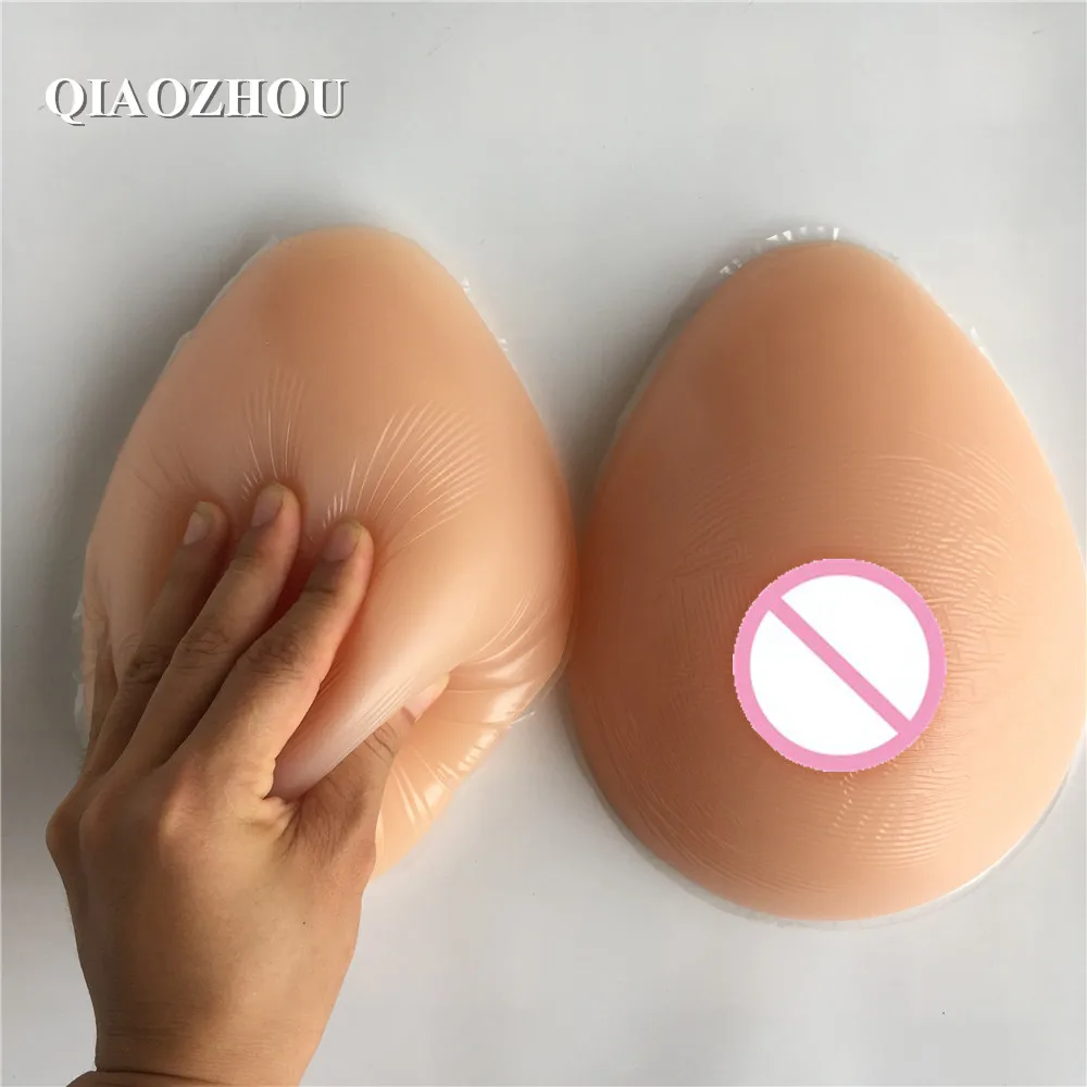 Реалистичная силиконовая искусственная грудь в форме капли воды 2800 г|breast