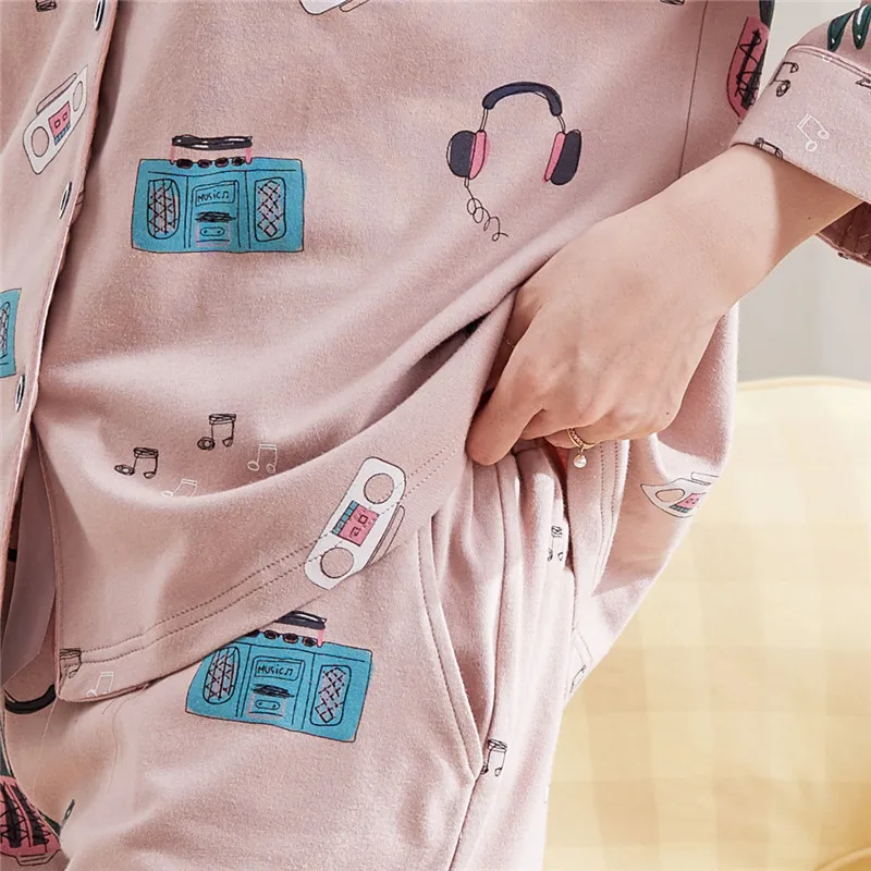 Han edition pajamas women nine points sleeve lovely in summer | Женская одежда