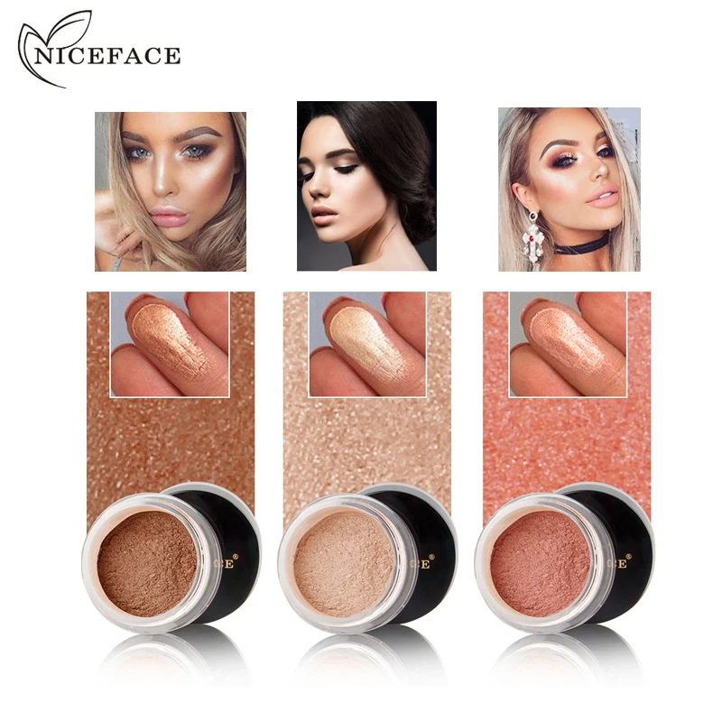 NICEFACE брендовая стойкая рассыпчатая пудра для макияжа полупрозрачная масло