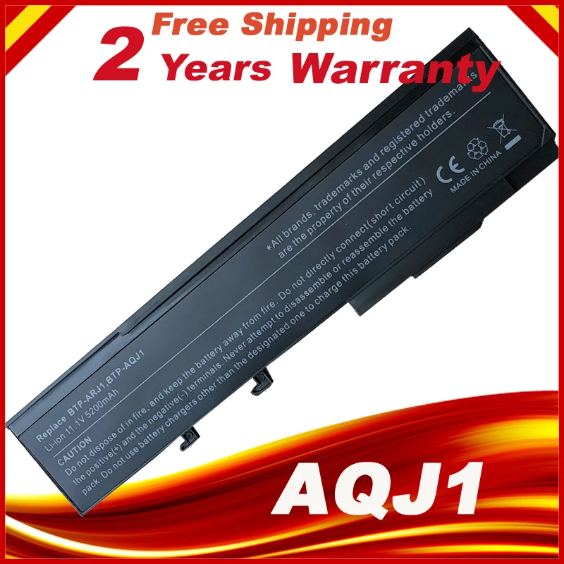 

Laptop Battery For Acer BTP-ARJ1 BTP-B2J1 AMJ1 ANJ1 AOJ1 APJ1 AQJ1 ASJ1 B2J1 TravelMate 6593 GARDA31 TM07B41