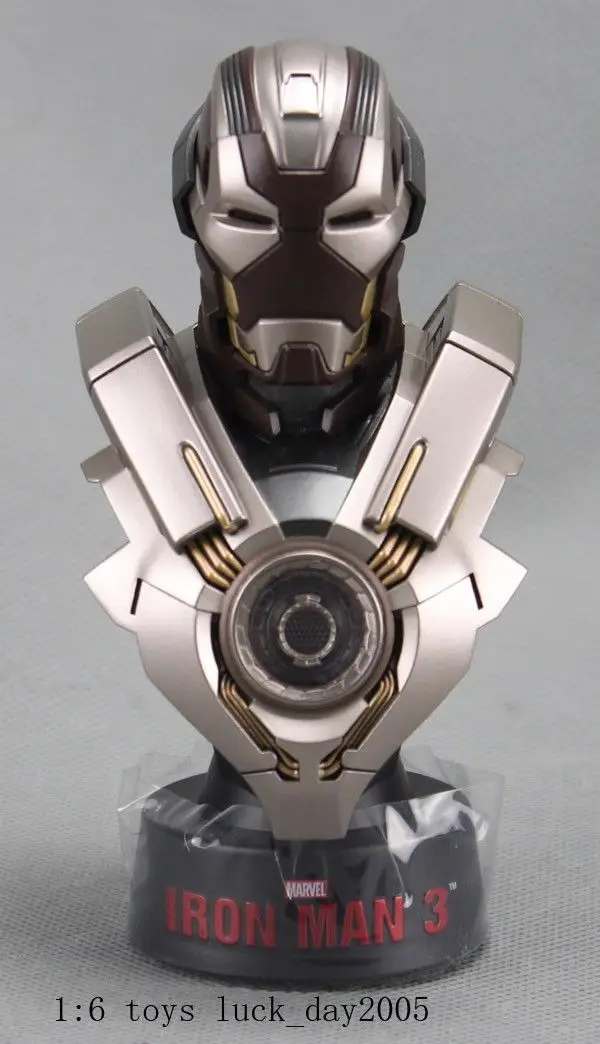 Горячие игрушки Железный человек 3: танк (Mark XXIV MK24) 1/6 светодиодный бюст | Игрушки и