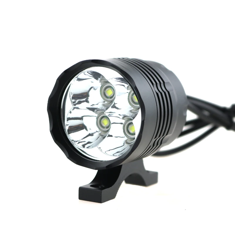Водонепроницаемый 12 V 85 Ebike свет фара мотоцикла 40W 4x Cree XML T6 светодиодный яркий