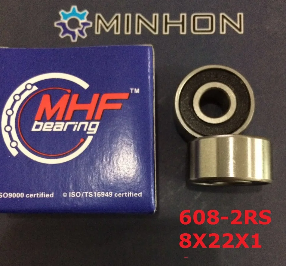 MHF 1 шт. 608 2RS/W11 Размер 8*22*11 мм зеркальные нестандартные шарикоподшипники Лучшая