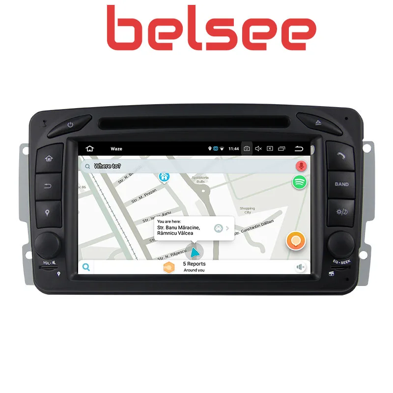 Автомагнитола Belsee Android 10 0 2 Din радио головное устройство Авторадио для Mercedes Benz CLK